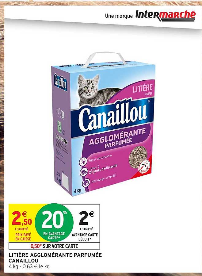 Canaillou Litière Agglomérante Parfumée