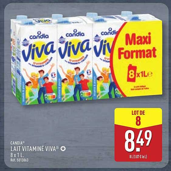 Candia Lait vitaminé Viva