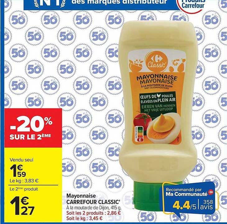 CARREFOUR CLASSIC' Mayonnaise