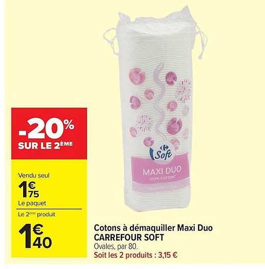 CARREFOUR SOFT Maxi Duo