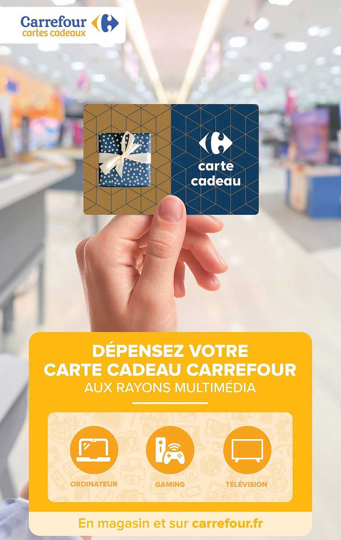 Carte cadeau Carrefour