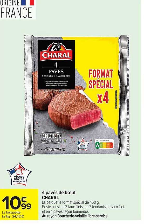CHARAL 4 PAVÉS
