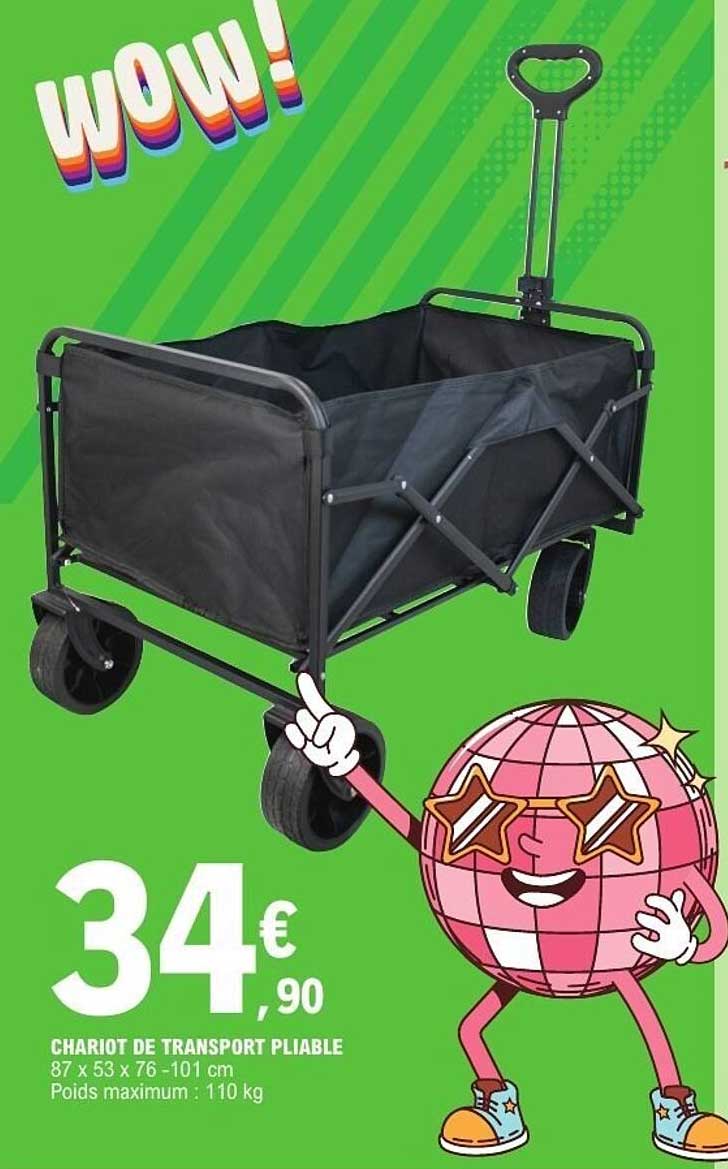 CHARIOT DE TRANSPORT PLIABLE