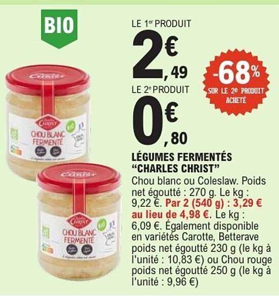Charles Christ Chou blanc fermenté