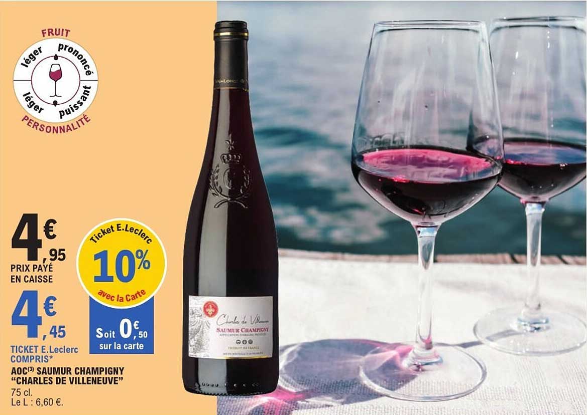 Charles de Villeneuve Saumur Champigny