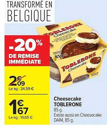 Cheesecake TOBLERONE