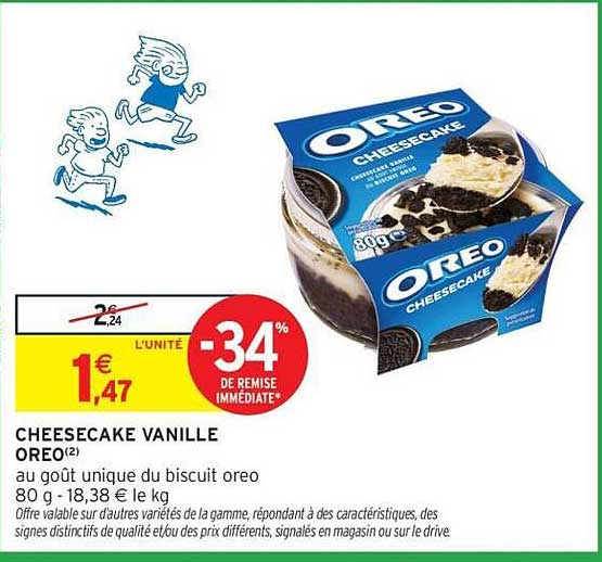 CHEESECAKE VANILLE OREO