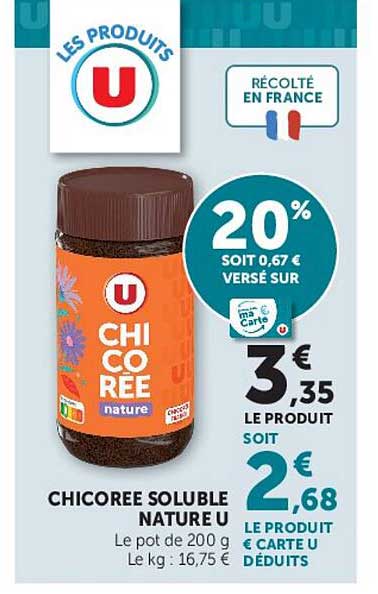 Chicorée soluble nature U