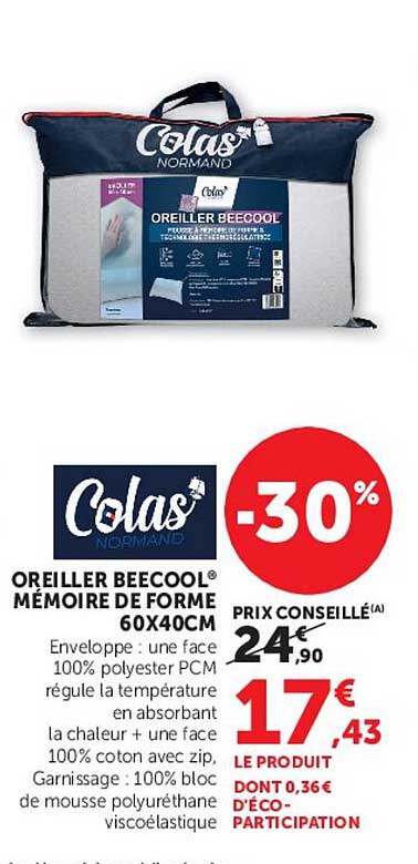 Colas Normand OREILLER BEECOOL