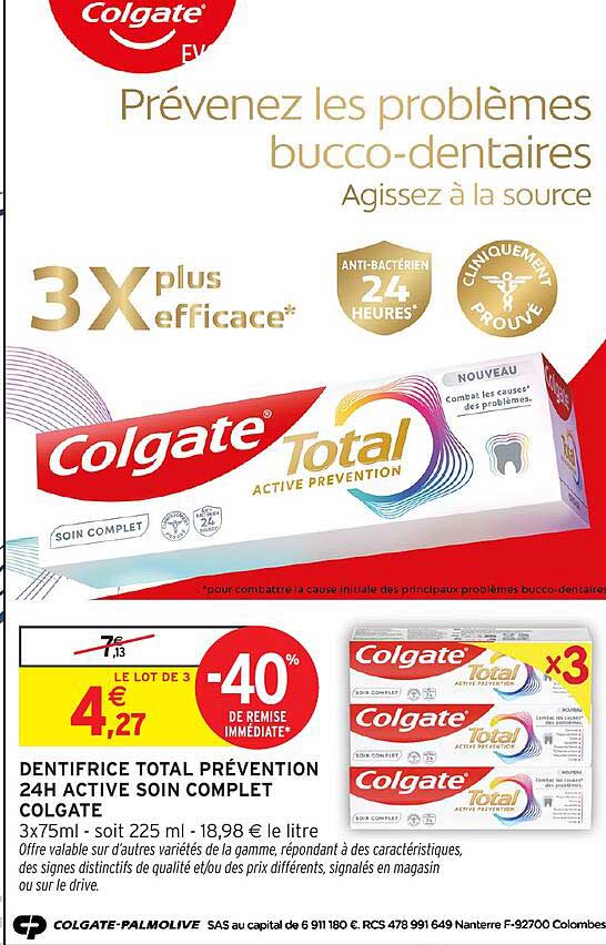 Colgate Total Active Prevention
