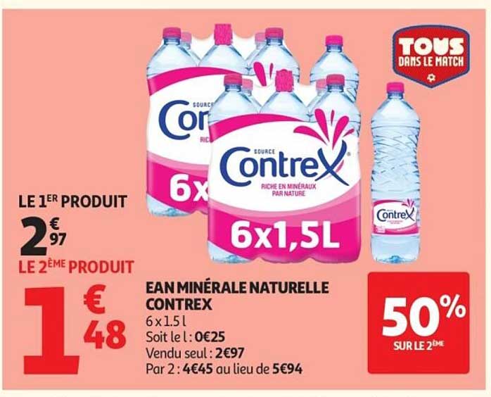 Contrex EAN MINÉRALE NATURELLE CONTREX