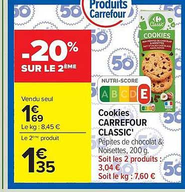 Cookies CARREFOUR CLASSIC