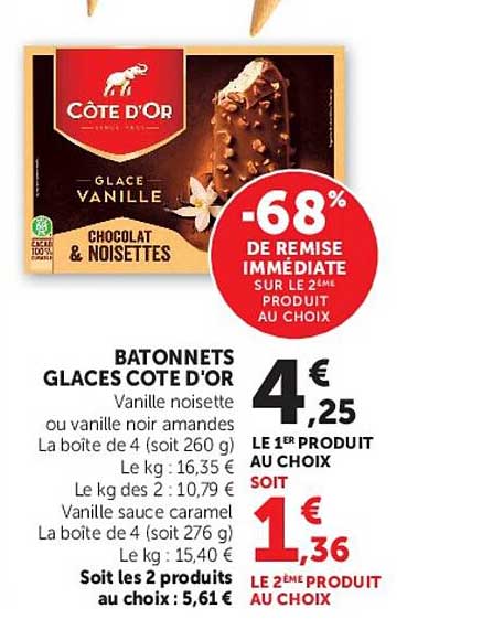 Côte d'Or Glace Vanille