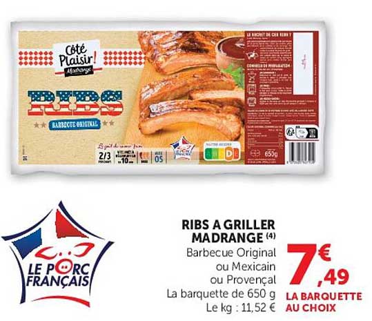 Côté Plaisir! BBQ Barbecue Original