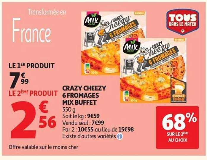 Crazy Cheezy 6 Fromages Mix Buffet
