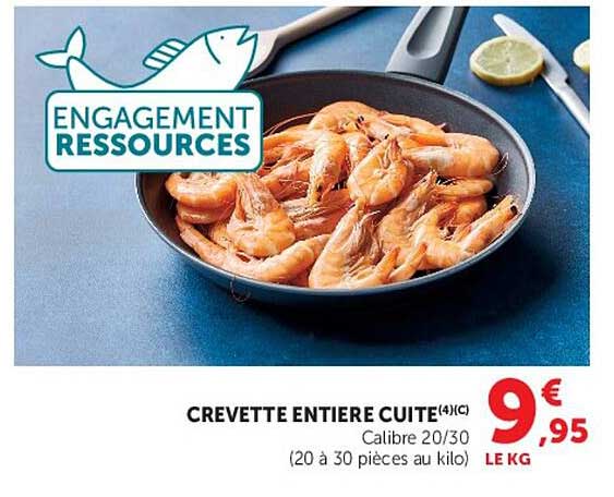 CREVETTE ENTIERE CUITE