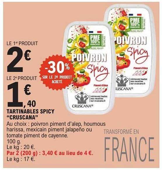 Cruscana Tartinables Spicy