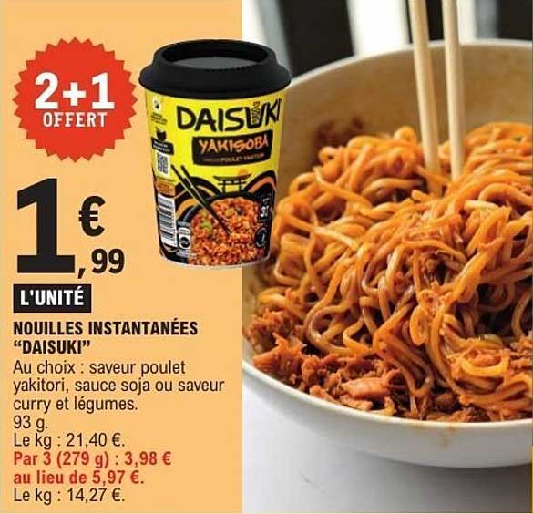 DAISUKI Nouilles instantanées
