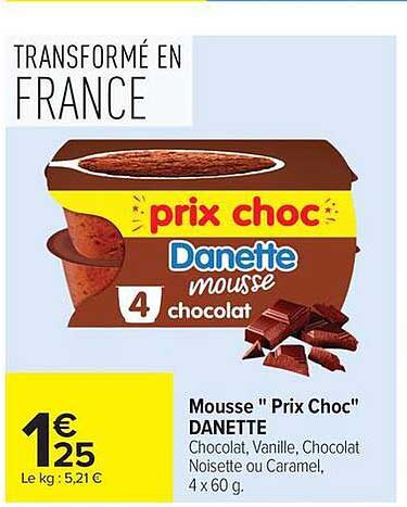 Danette mousse chocolat