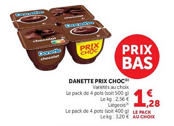 Danette PRIX CHOC
