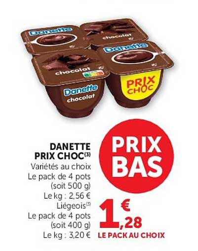 Danette PRIX CHOC
