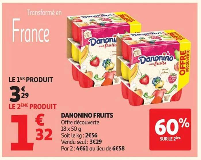 Danonino fruits
