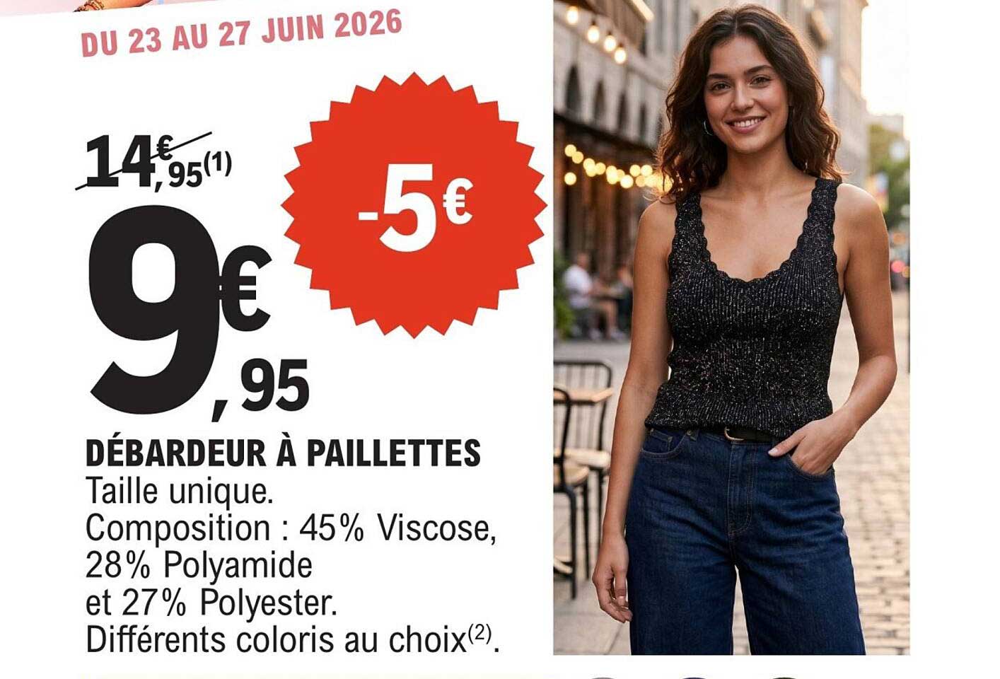 DÉBARDEUR À PAILLETTES