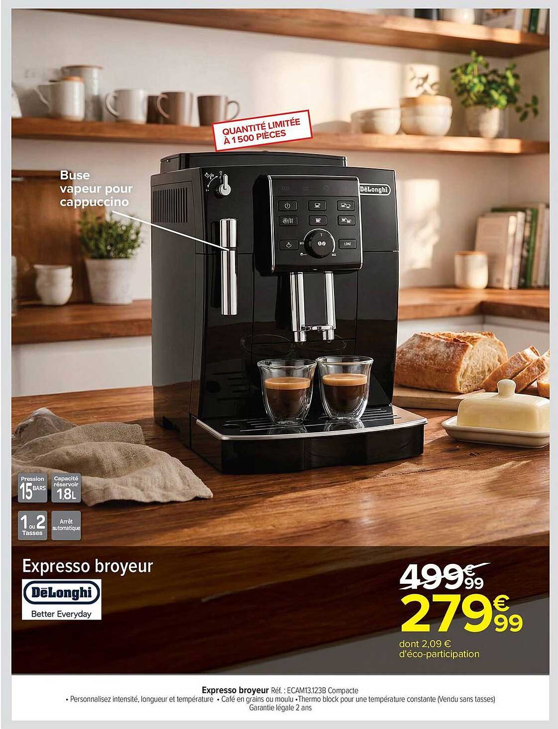 DeLonghi Expresso broyeur