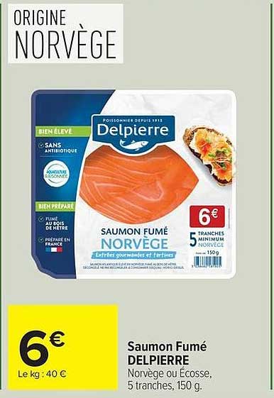 Delpierre Saumon Fumé