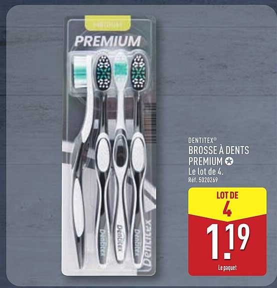 DENTITEX BROSSE À DENTS PREMIUM