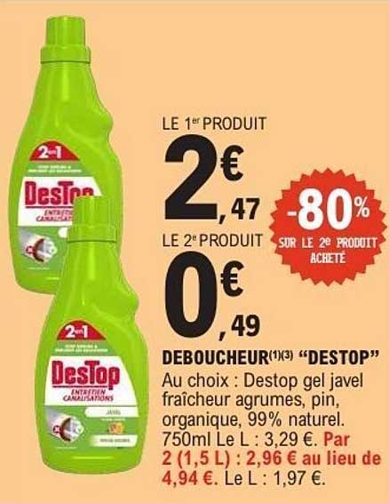 Destop Déboucheur