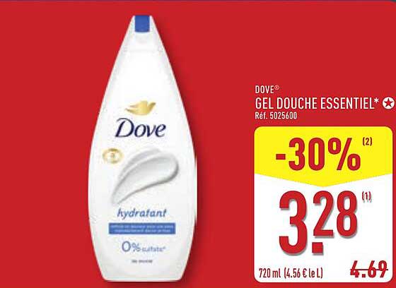 Dove GEL DOUCHE ESSENTIEL*
