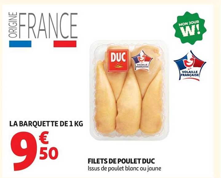 DUC Filets de poulet