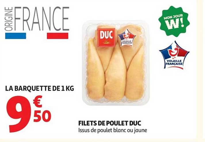 DUC Filets de poulet