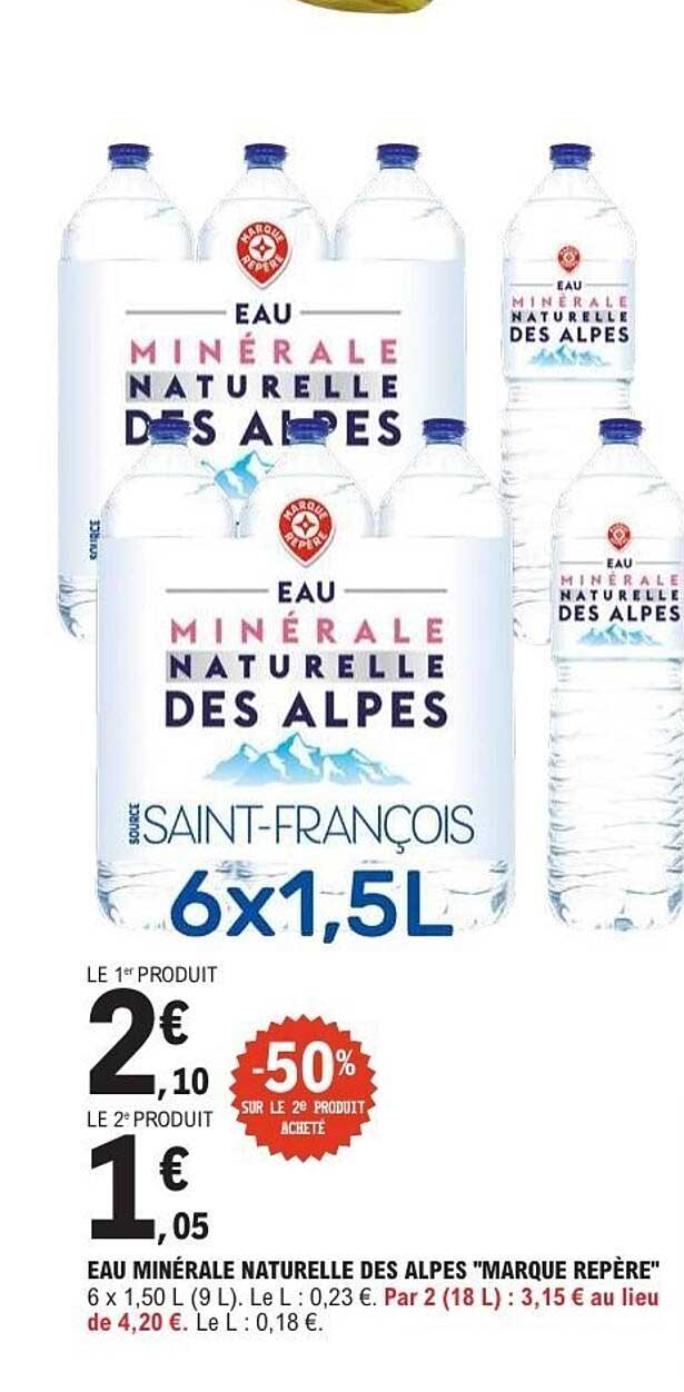 EAU MINÉRALE NATURELLE DES ALPES