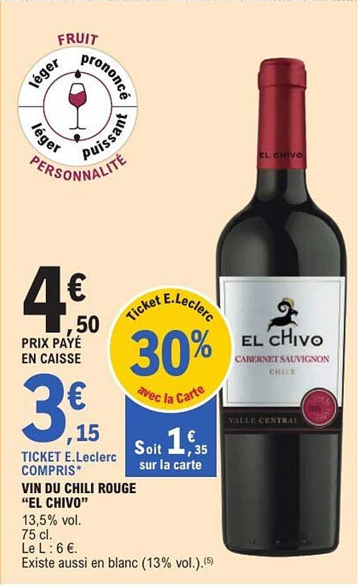 EL CHIVO Cabernet Sauvignon