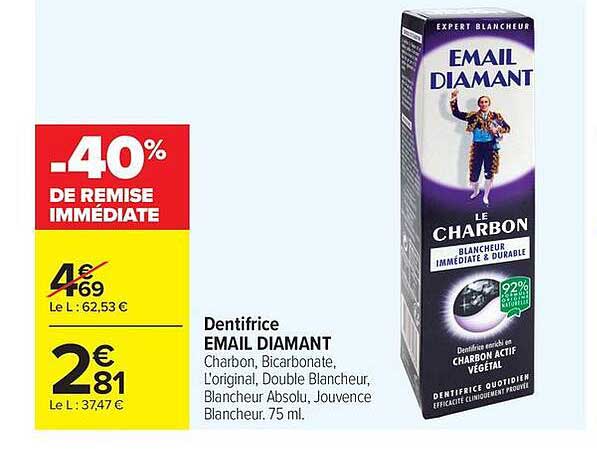 EMAIL DIAMANT Le CHARBON