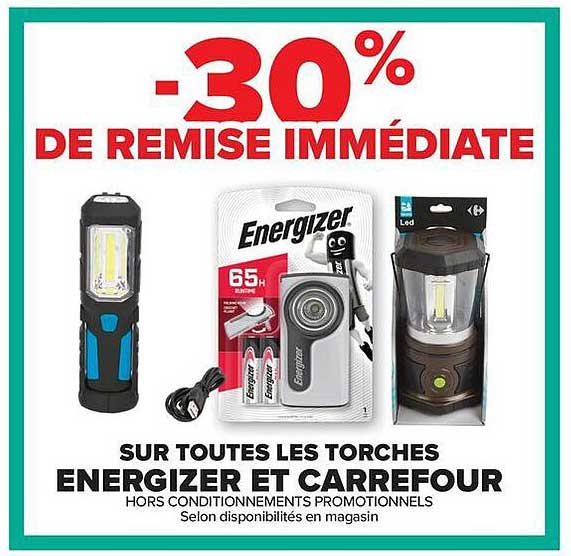 Energizer et Carrefour
