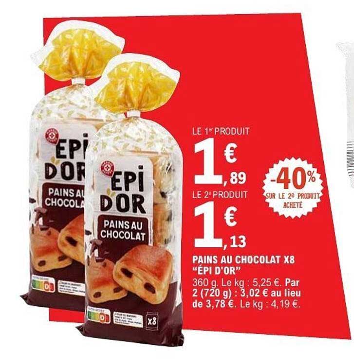Epi d'Or Pains au chocolat