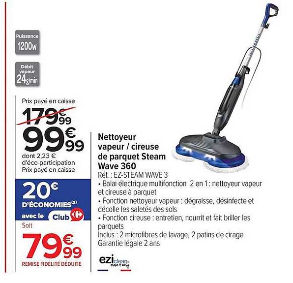 ezi clean Steam Wave 360