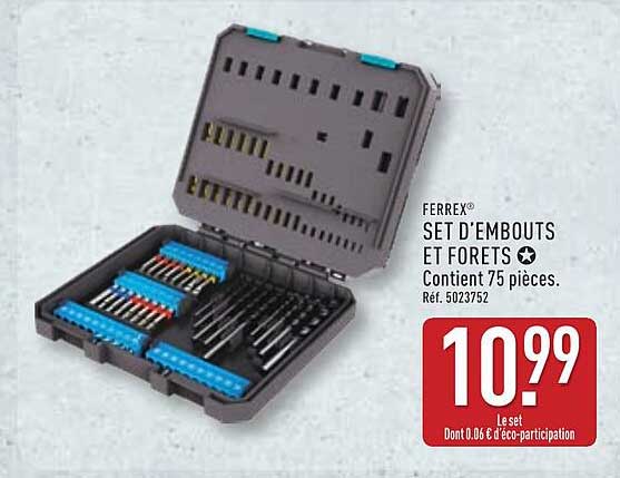FERREX SET D'EMBOUTS ET FORETS