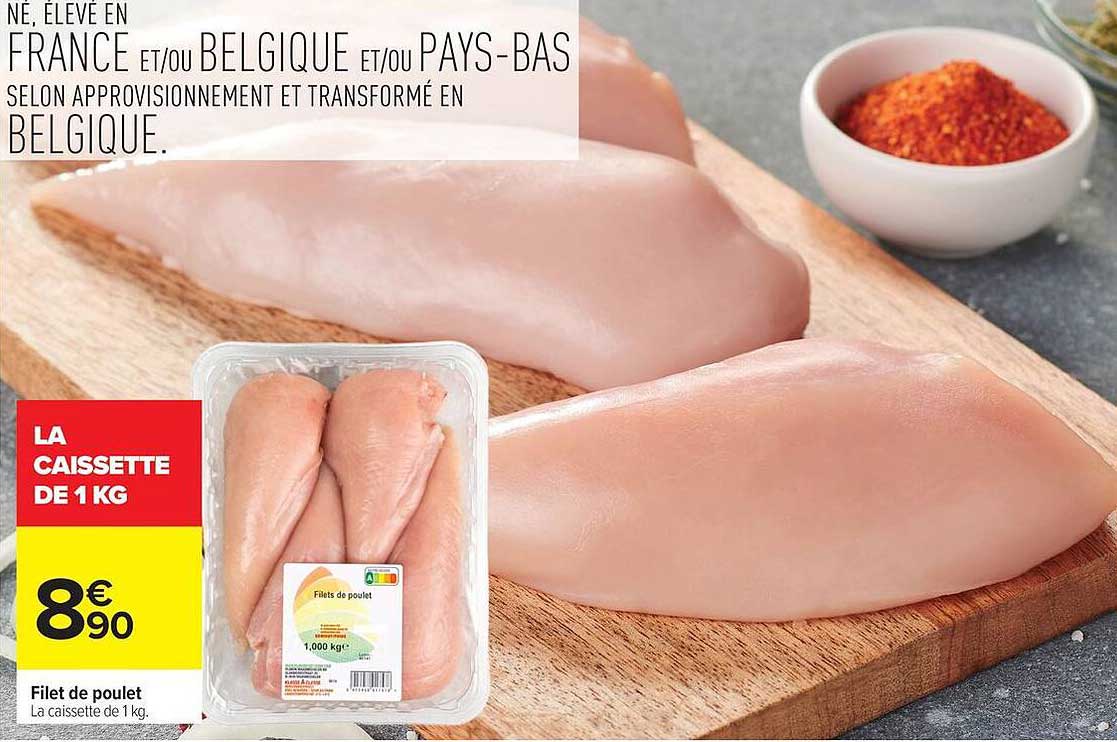 Filet de poulet