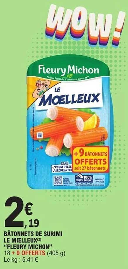 Fleury Michon Le Moelleux