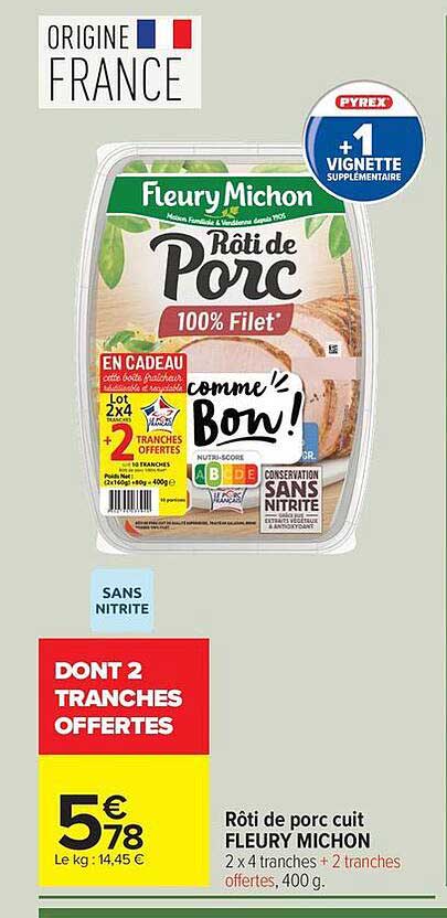 Fleury Michon Rôti de Porc