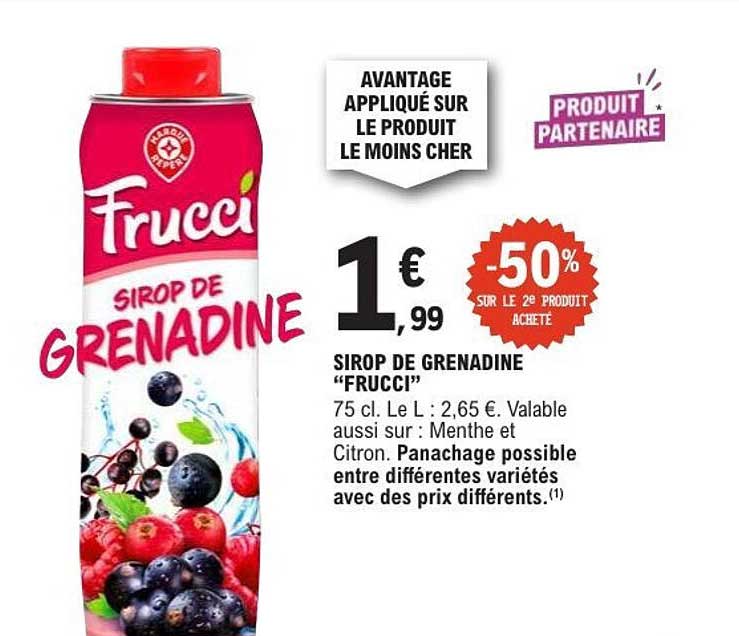 Frucci Sirop de Grenadine