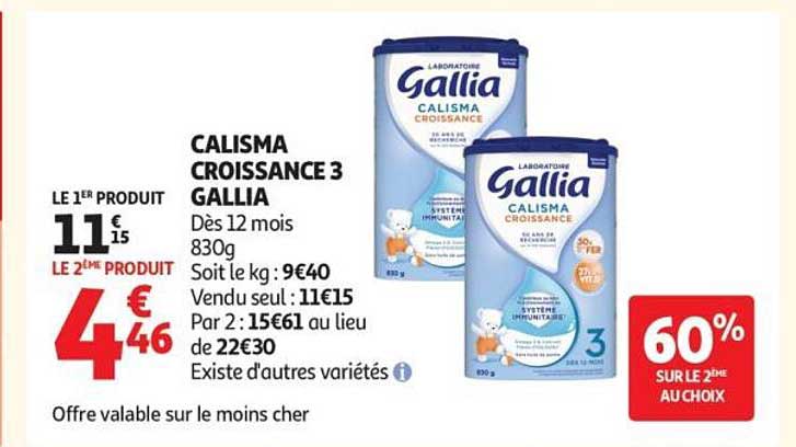 Gallia Calisma Croissance 3