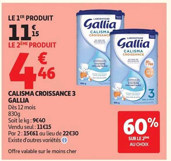 Gallia Calisma Croissance 3