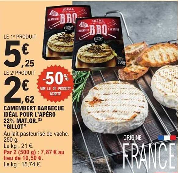 Gillot Camembert Barbecue
