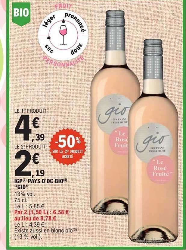 GIO Le Rosé fruité
