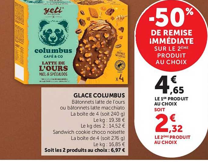 GLACE COLUMBUS